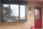 black pvc windows
