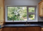 Kitchen window over worktops