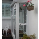 Porch with French Doors- A