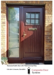 Rosewood Dublin Door with TG192 Glass