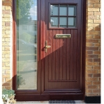 Rosewood Dublin Door with TG192 Glass