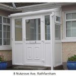 glass porch with pvc frames