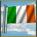 Animated-gif-Ireland-flag-waving-on-pole-in-front-of-water-picture-moving