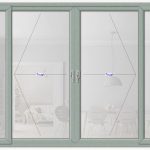 four part sliding patio doors